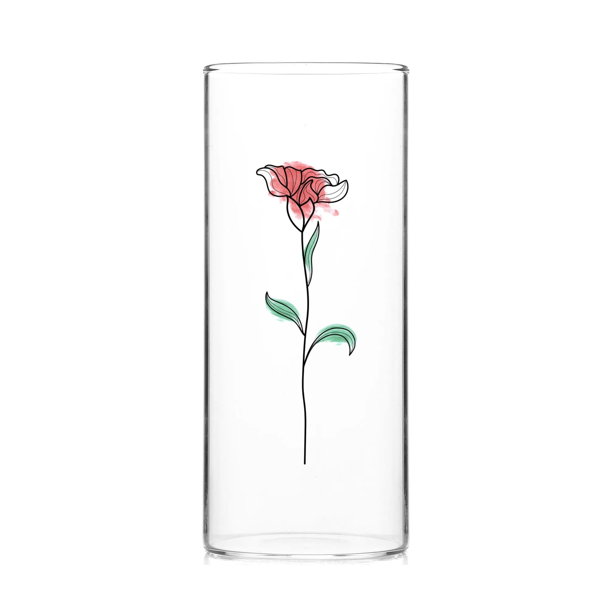 Cylinder Glass Cup Glass Vases