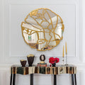 Large Gold Irregular Frame Wall Mirror Living Room Decor