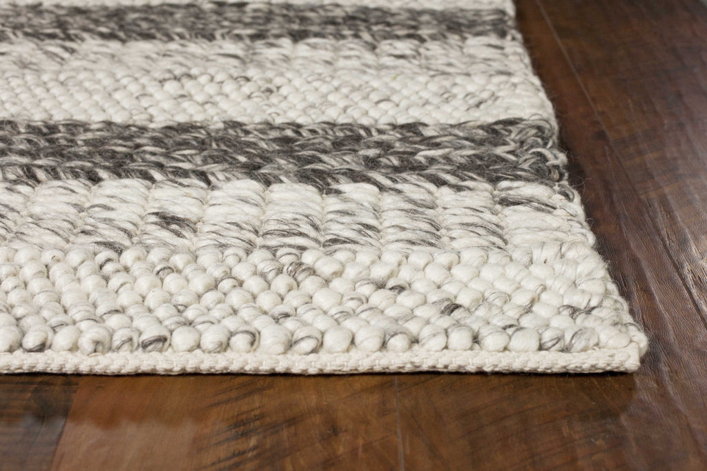 9inches x 13inches Wool Grey or  White Area Rug
