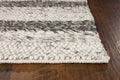 9inches x 13inches Wool Grey or  White Area Rug