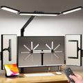 LED Desk Lamp With Clamp Stepless Dimming Home Office