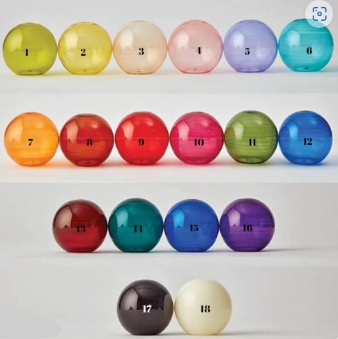 Set of 3 Art Deco Inspired Hand Blown Glass Vases in an Array of