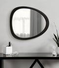 Mckinder Mid Century Wall Mirror 24x28 Black Geometric