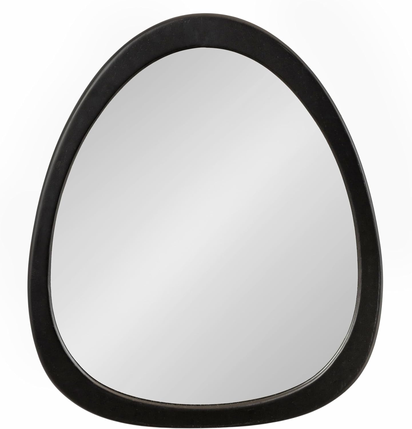Mckinder Mid Century Wall Mirror 24x28 Black Geometric