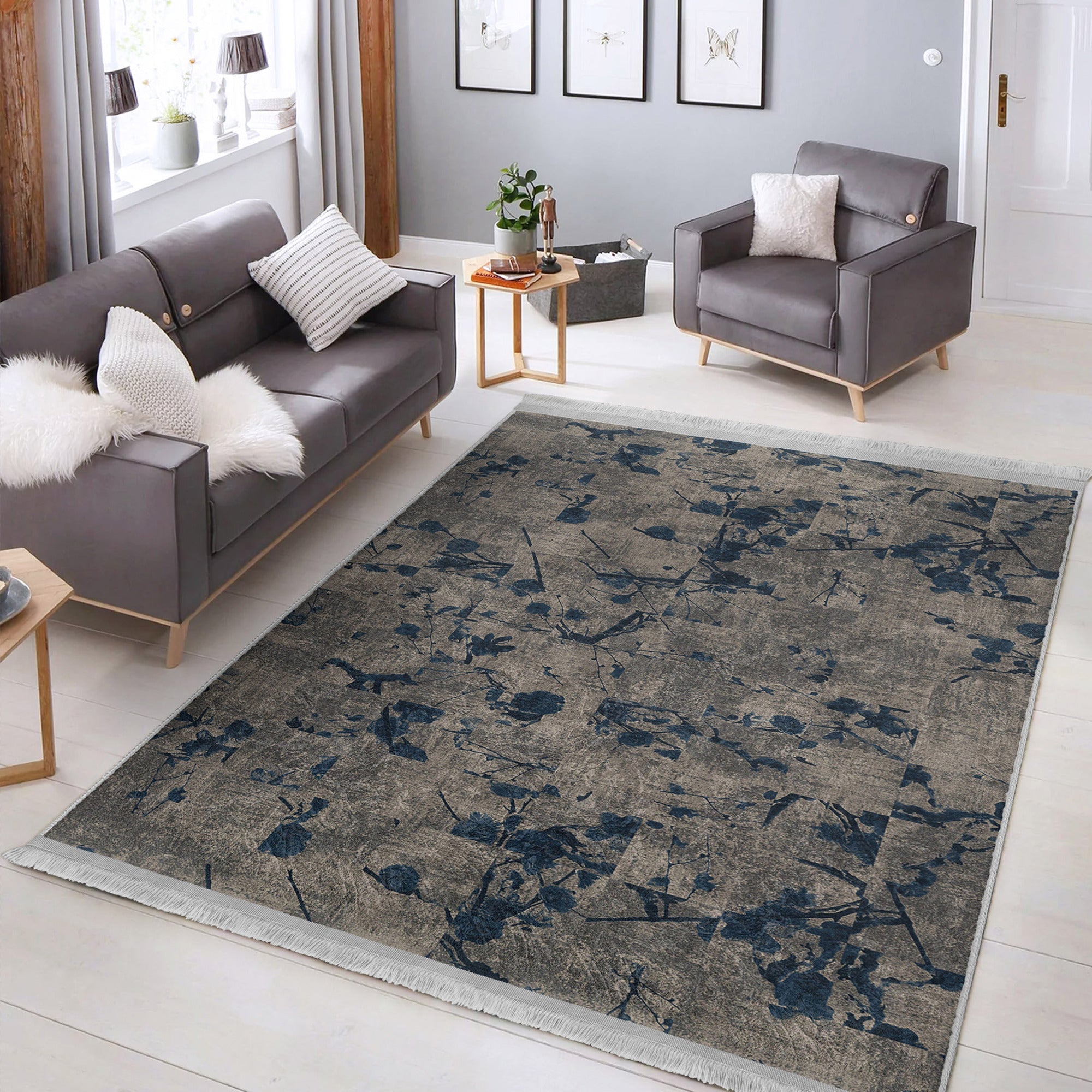 Living Room Washable Area Rug | Homeezone