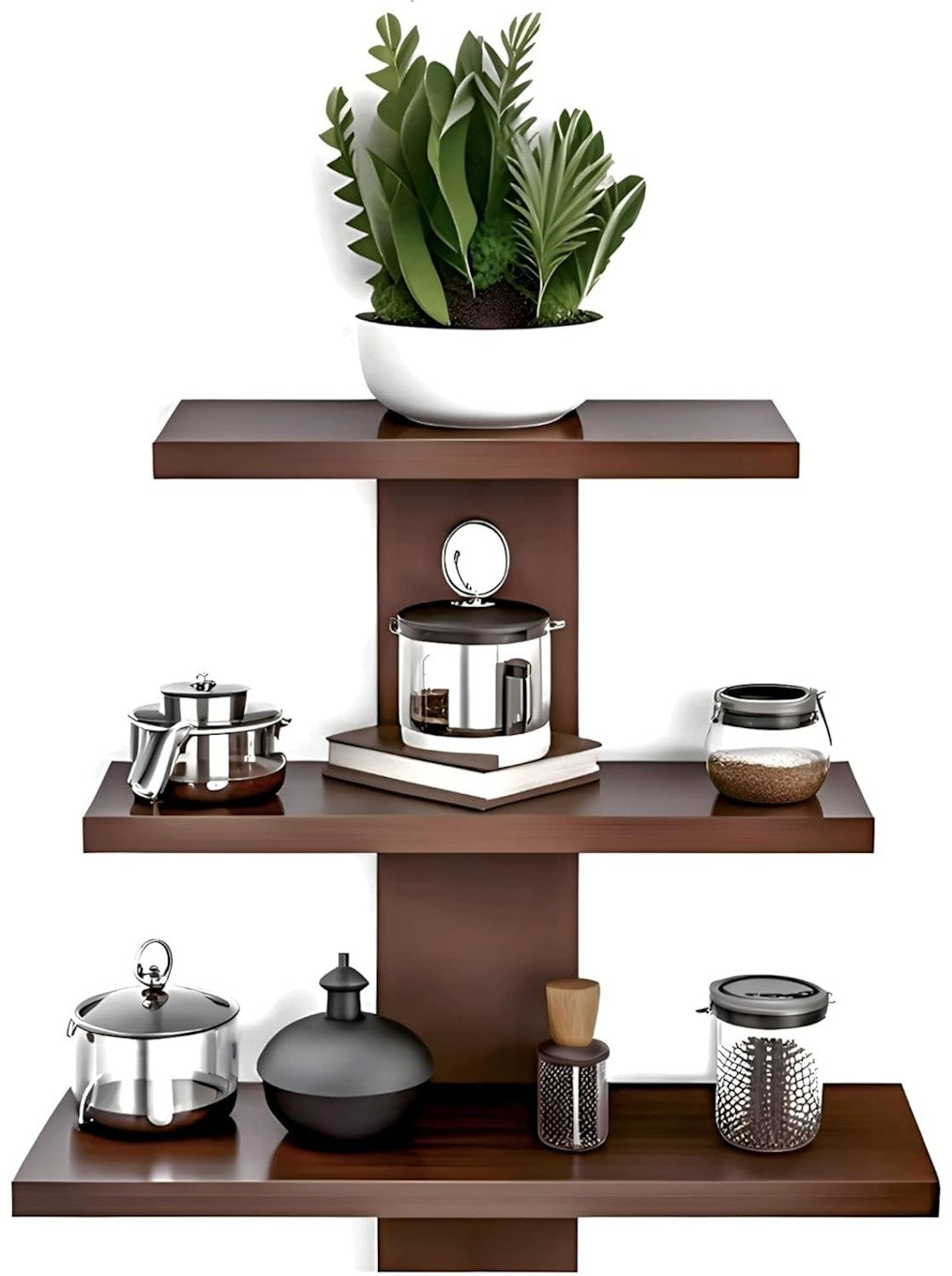 Wooden Wall Shelf for Home Decor